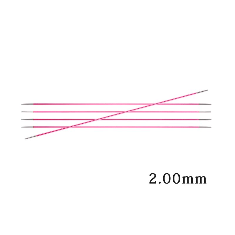 1 stk strikpro zing 15 cm spidse strikkepinde: 2.0 mm