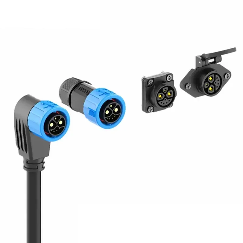 M23 2 + 1 + 5 connecteur de batterie moto chargeur prise 50A énergie Lithium vélo électrique mâle femelle Port de charge fil