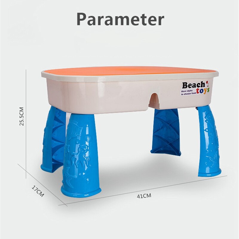 Zand En Water Tafel Set Met Deksel Cover Strand Speelgoed Outdoor Tuin Zandbak Kit Kids Zomer Strand Voor Peuters Kinderen