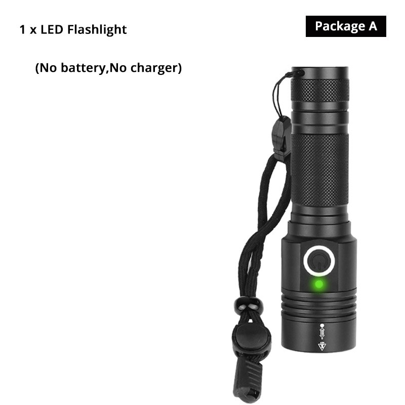 Super helle XHP50 LED Taschenlampe Mit bottom magnet Wasserdichte Taschenlampe Unterstützung zoom 4 Beleuchtung modi camping lampe