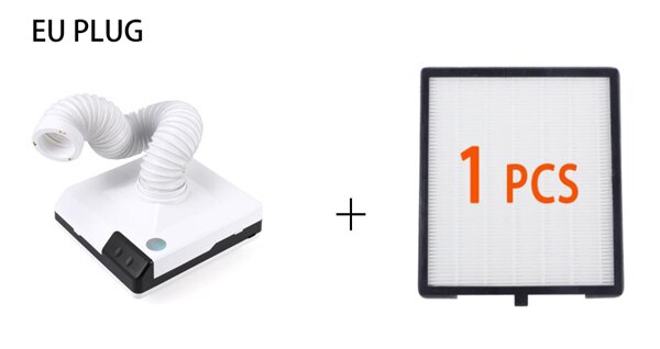 VIP 60W Strong Nail Dust Collector with filter: 1Pcs Filter