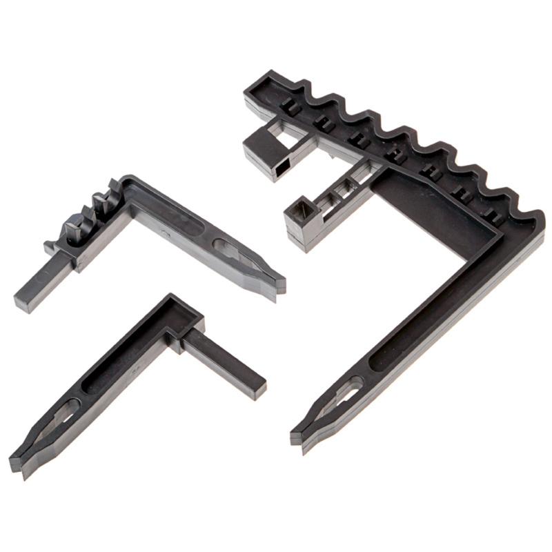 Golf 9 Iron Club ABS Shafts Holder Stacker Fits Any Size Golf Accessories Club Heads Black of Bags Organizer Golf Holder