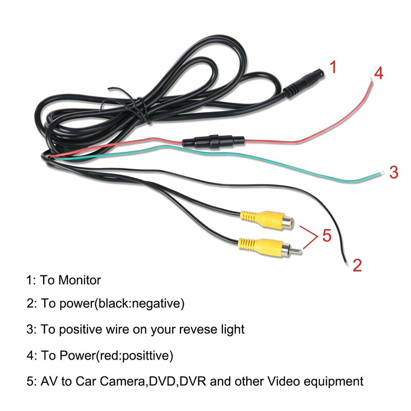 YuanTing-moniteur LCD 7 pouces TFT | Écran de résolution 800X480, avec support de télécommande, 2 entrées AV, pour caméra de sauvegarde de voiture