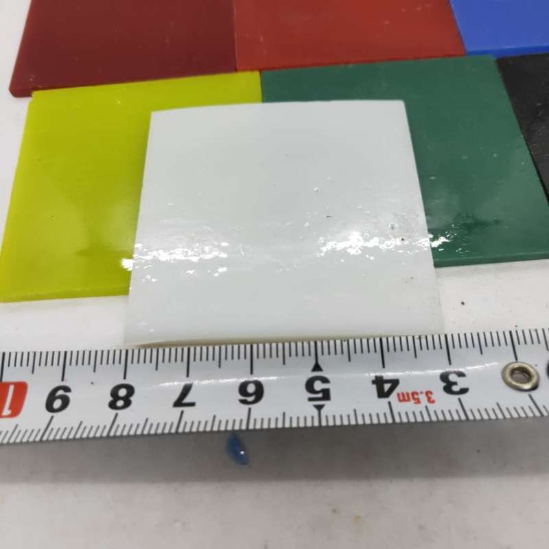 7 stk 7 farver glasmosaikfliser 5*5*0.3cm firkantede mosaiksten gør-det-selv-mosaikmateriale til kunsthåndværksfremstilling af mosaikfliser til børn/børn