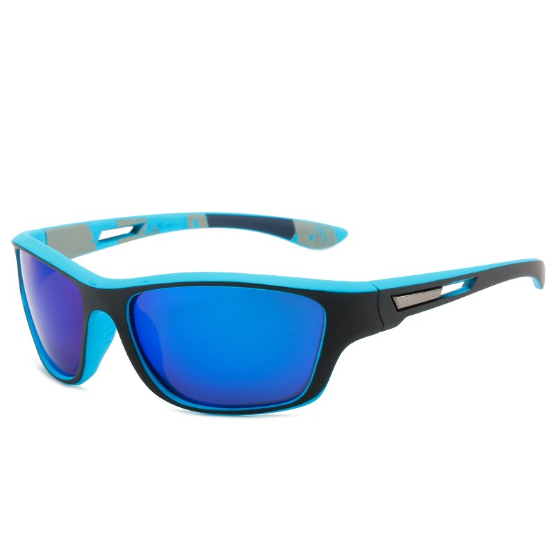 Men Luxury Polarized Sunglasses Classic Driving Retro Travel Cycling Unisex Glasses: Blue