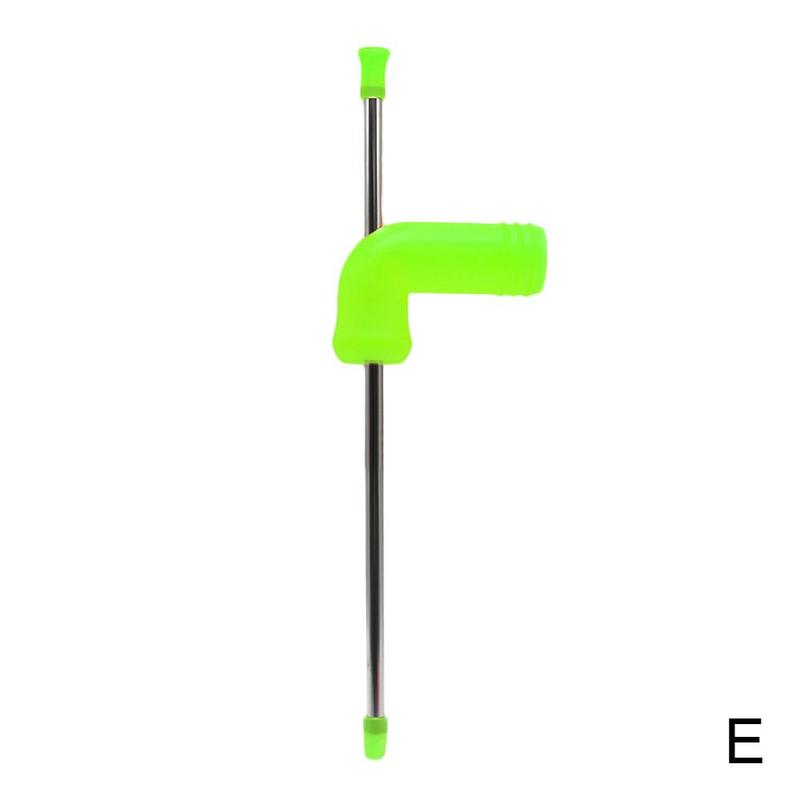 1PC Beer Snorkel Straw Beer Bong Funnel Slammer Double Snorkel Drinking Beer Bar Tools Festivals Party Dispenser Y1F5: Green