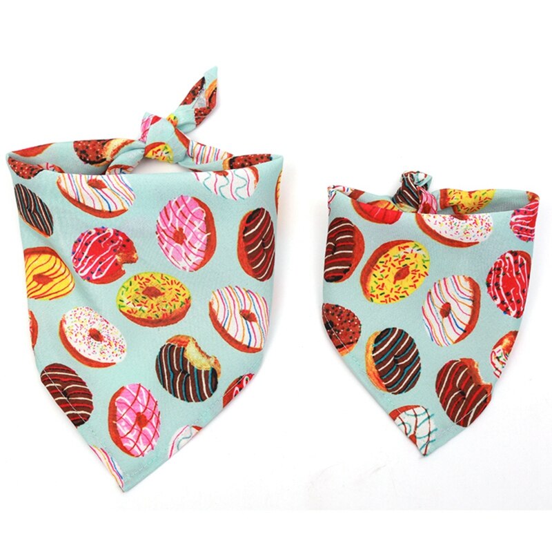 Timmershabi 2Pcs Hond Bandanas Verstelbare Huisdier Slabbetjes Wasbare