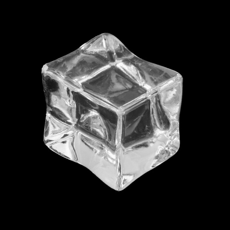20Pcs Kunstmatige Acryl Ijsblokjes Crystal Barwar Bruiloft Decor - 2.5Cm