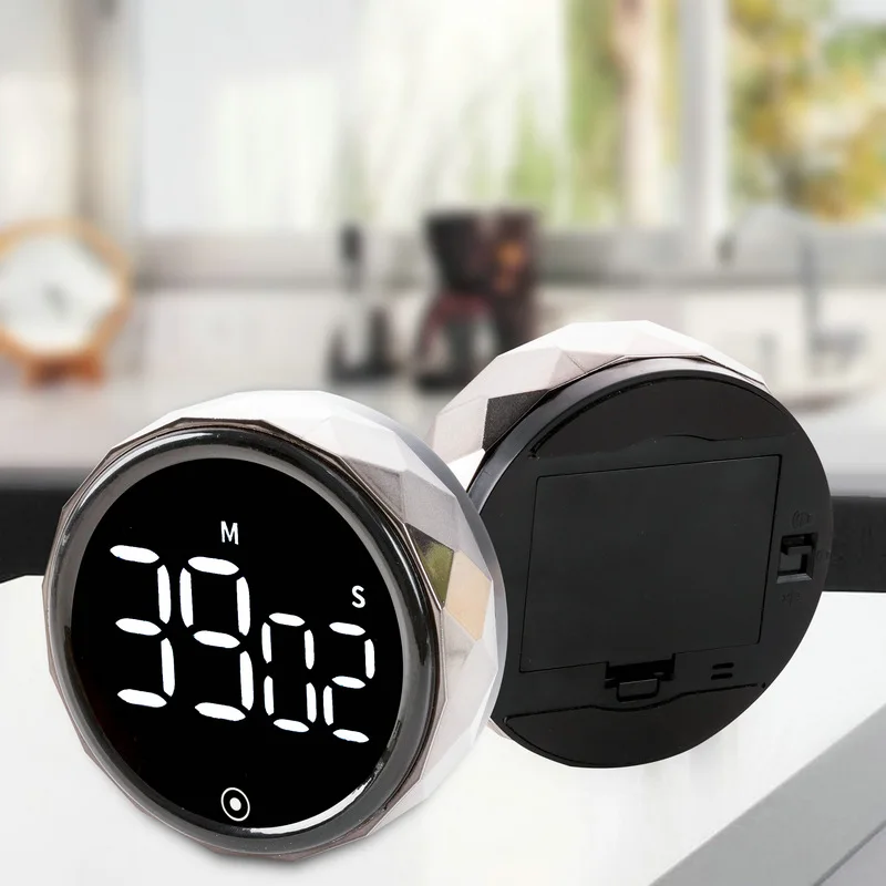 Magnet Kitchen Timer Digital Cooking Baking Shower Study Stopwatch Led Counter Alarm Reminder Manual Electronic Countdown Master
