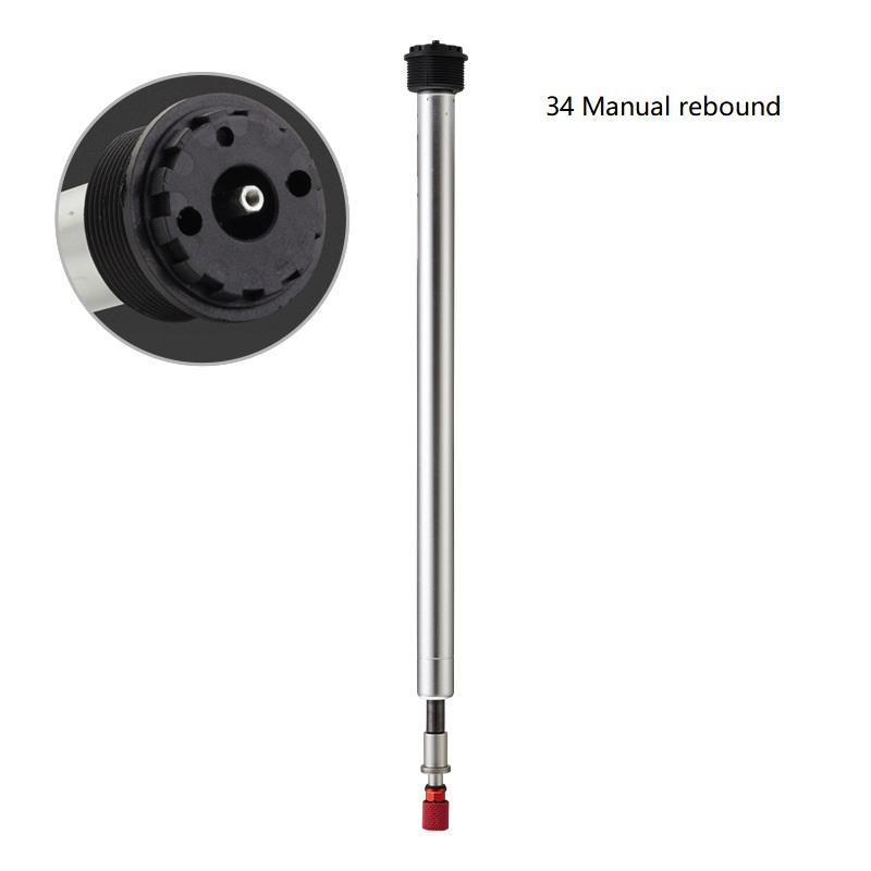 Cartucho de suspensión para bicicleta, varilla de amortiguación de aceite, 26/27,5/29 pulgadas, pieza de reparación de horquilla delantera, accesorios de actualización de horquilla de aire para bicicleta: Morado