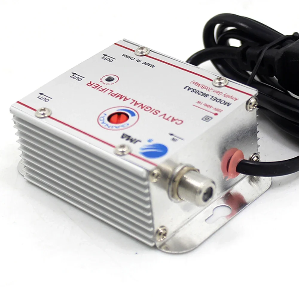 2 Ways 3 Ways 4 Ways 6 Ways 8 Ways 20db CATV TV Antenna Signal Amplifier Booster Splitter 8620SA2 For Digital TV Equipments