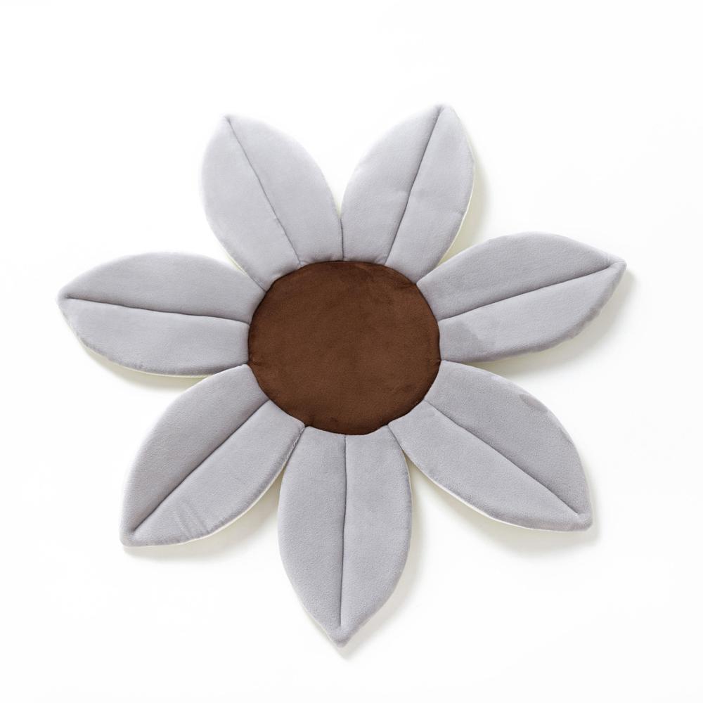 Bloem Speelkleed Bad Kussens Voor Baby Bloeiende Sink Bad Voor Bescherming Baby Wastafel Douche Leuke Zachte Kussen Pasgeboren: 533-grey