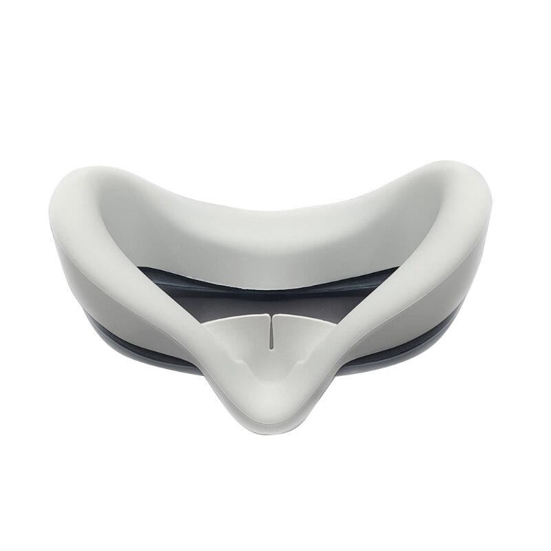 VR Face Silicone Cover for Pico Neo 3 VR Headset Soft Anti-Sweat VR Eye Cover Face Padding Washable K1KF: white
