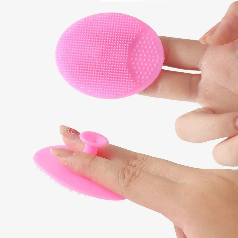 Gezichtsborstel Zachte siliconen Handmatige reiniger en stimulator - Exfoliërende gezichtsscrubber voor dames en heren