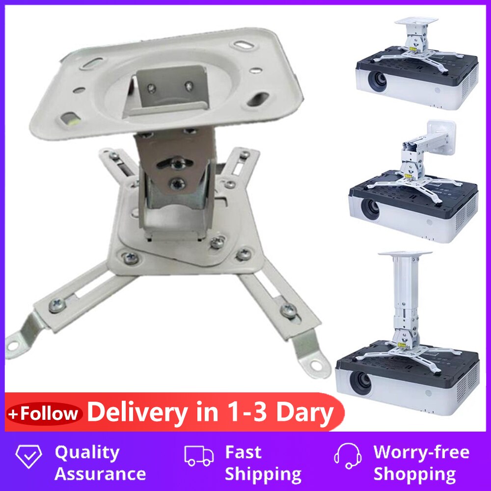 Office Projector Bracket Universal Ceiling Hanger Adjustable Ultra-Short Ceiling Mount Loading 10GK Wall Hanging Home