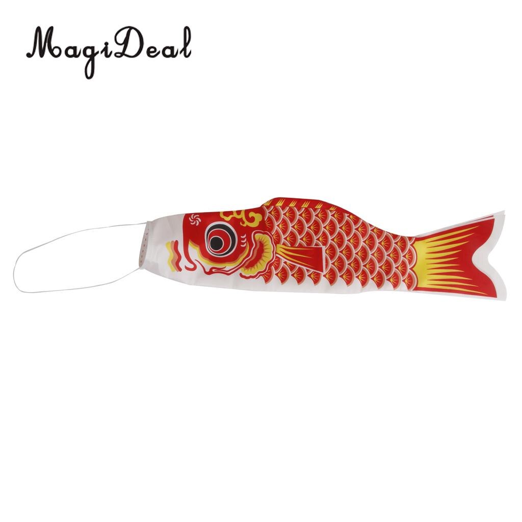 Magideal japanse karper windzak streamer vis vlag vlieger nobori koinobori tuin tuin waterdichte banners kleurrijke decoratie
