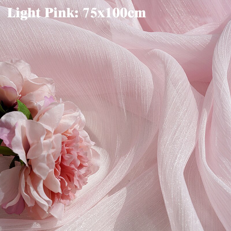 Bright Lines Tulle Cloth Photography Backdrops Gauze Studio Take Pictures Props Fotografia Photo Shooting for Cosmetic Jewelry: Light pink 75x100cm