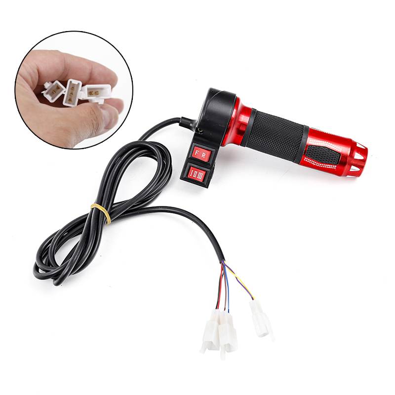 El-scooter/trehjulet cykel/ 12v/24v/36v/48v/64v/72v/96v 3 trins gaspedal fremad/bak: Lysegrøn