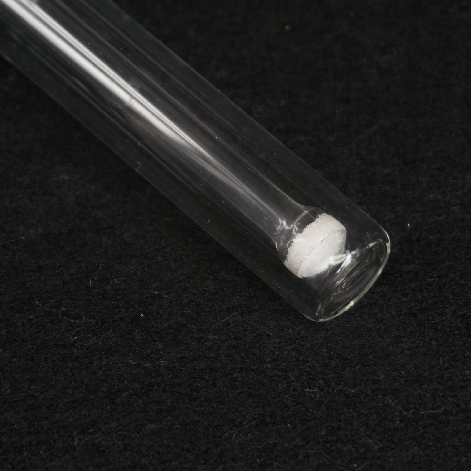 Tubo absorbente de dióxido de azufre transparente, aparato de botella, cristalería de laboratorio de química, 10ml