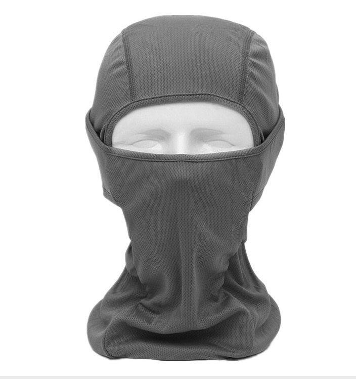 Grijs Balaclava Ski Gezichtsmasker/Hood Riding Hood Skischoen Winddicht Motorrijden Masker Voor Motorrijden Atv Utv Rijden