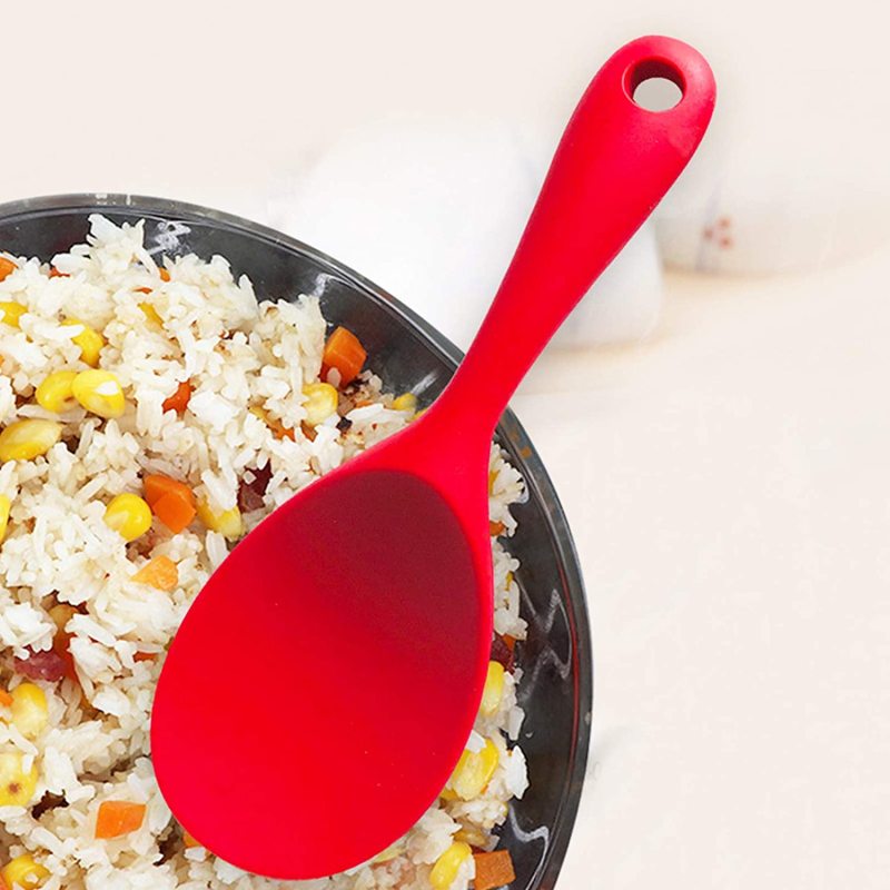 ANAEAT 1 piece of food grade heat resistant silicone rice spoon sushi spoon kitchen baking tool