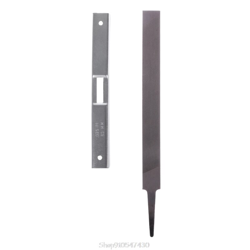 Chainsaw Lawn Mower Depth Gauge Steel Flat File Sharpening Tool Kit Guide Tester D09 20