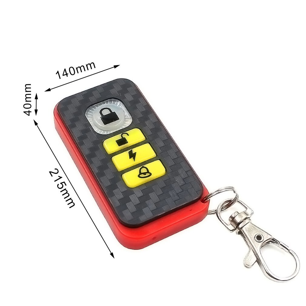 Anti-hijacking waterproof motorcycle security alarm/one way motorcycle alarm system 12V system alarm