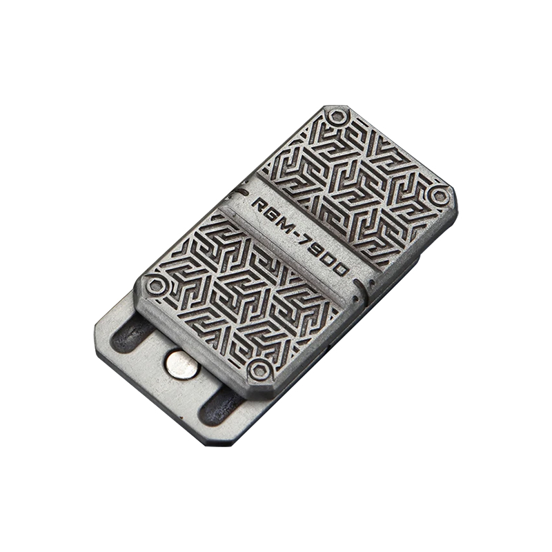 Deslizador magnético de Metal para adultos, Mini juguetes sensoriales con yema del dedo, giroscopio, onda de sonido, descompresión EDC, juguetes de escritorio de oficina: Caqui oscuro