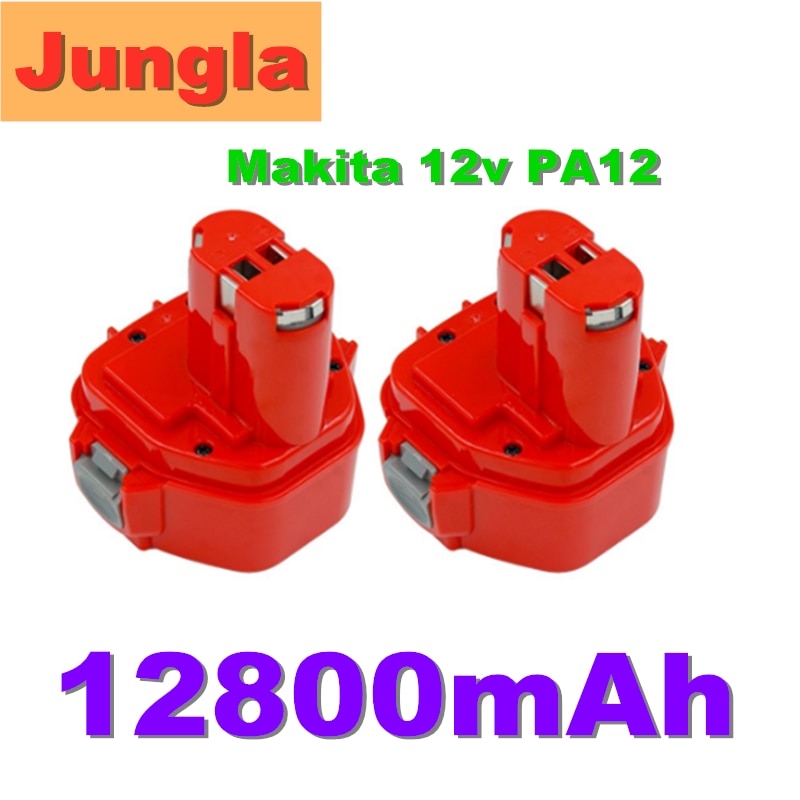 Elverktygs uppladdningsbart batteripaket 12v 12800 mah ni-cd för makita borrar bateria 1220 1222 1233s pa12 1235b 638347-8-2 192681-5
