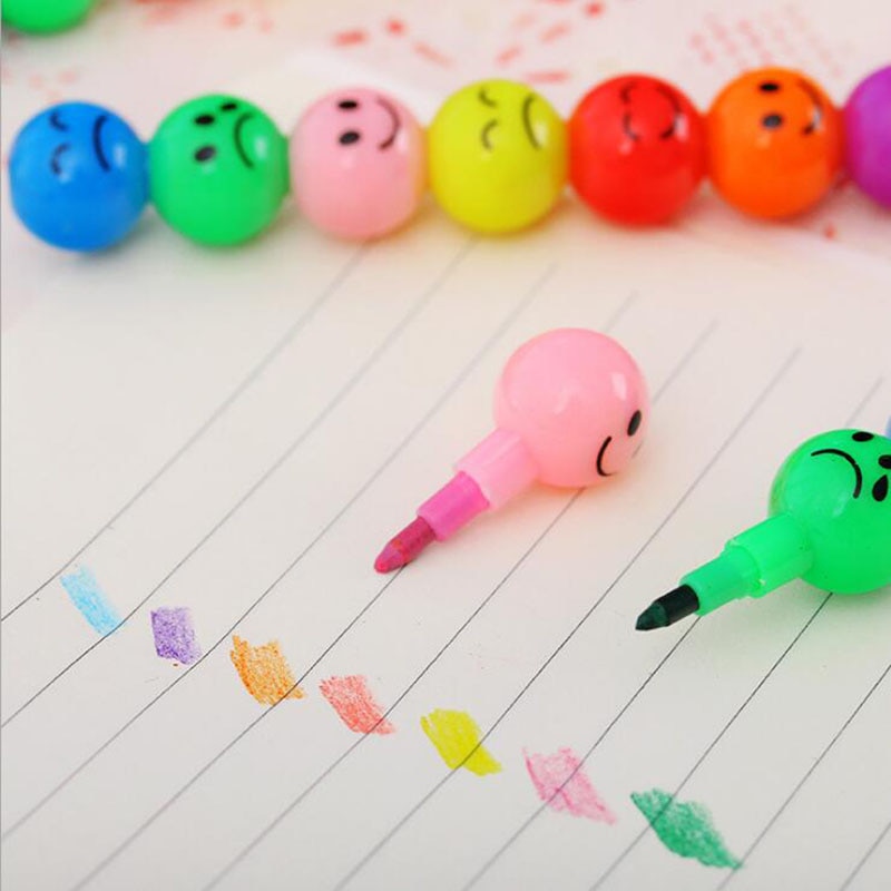 7 Colors/1PC Cute Kawaii Crayons Graffiti Pastel Drawing Pen Painting Drawing Supplies Stationery Art Supplies Crayon Set