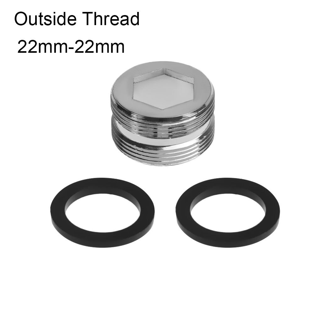 Wasserfilter Zubehör Belüfter Adapter Wassers Par Adapter Außengewinde Küchen armatur Belüfter Stecker: Schwarz