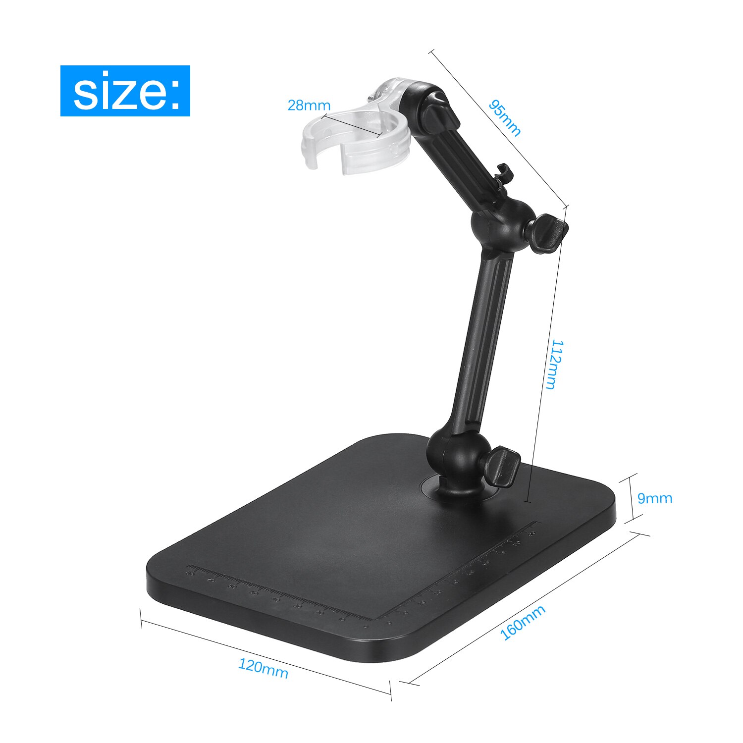 Mini Digital Microscope Stand Magnifier Camera Stand Holder Adjustable Bracket Universal Support Base for Digital Microscope