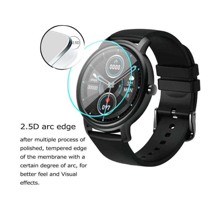 Behua hærdet glas ur skærm film beskytter cover til xiaomi ur luftbeskyttende smartwatch til mibro air tilbehør film