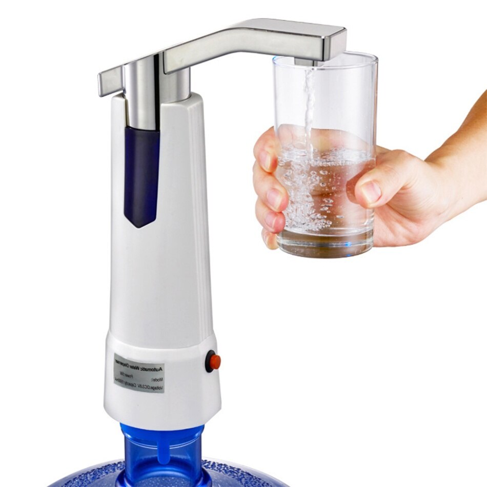 Neue Wasser Spender Pumpe Automatische Gallonen Trinkwasser Krug Pumpe Wiederaufladbare Elektrische Wasser Spender Pumpe für Heimat Sekretariat: Weiß