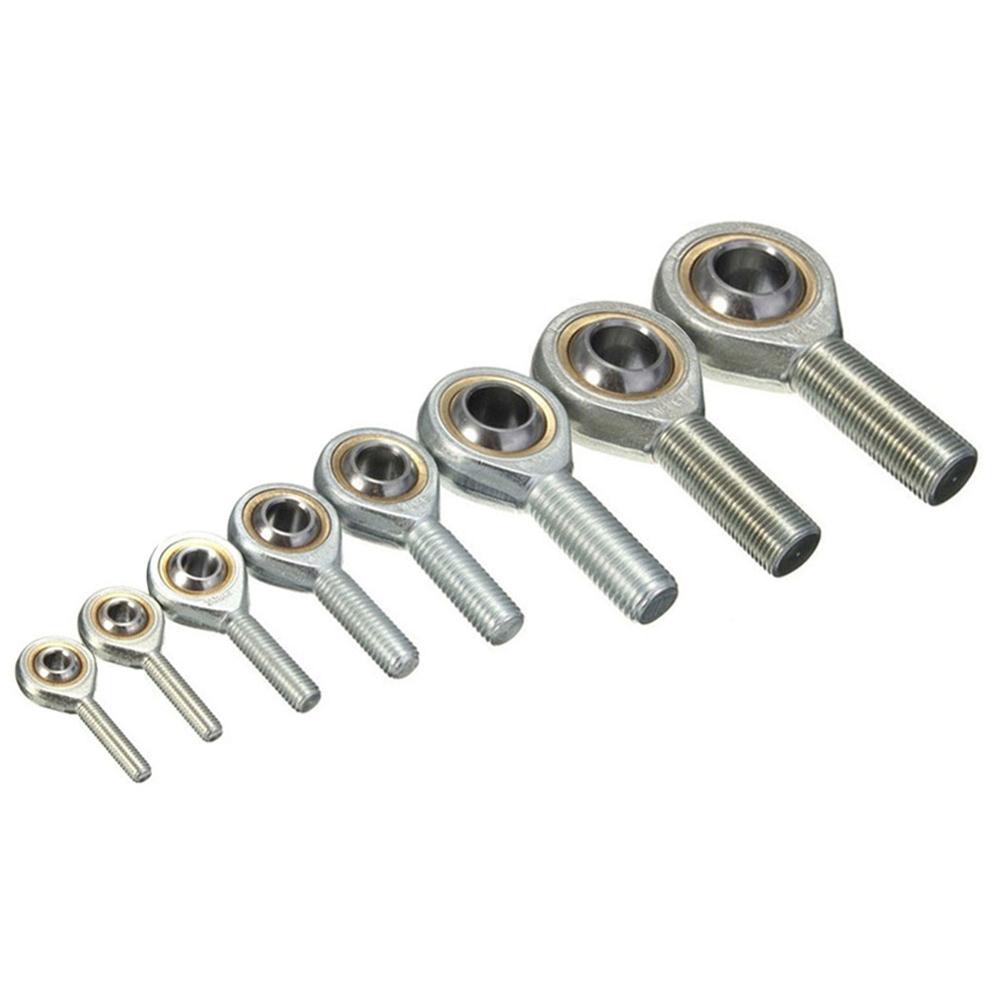 Varilla roscada macho de 6mm-18mm, Unión de extremo, rodamiento liso esférico, aleación de Zinc