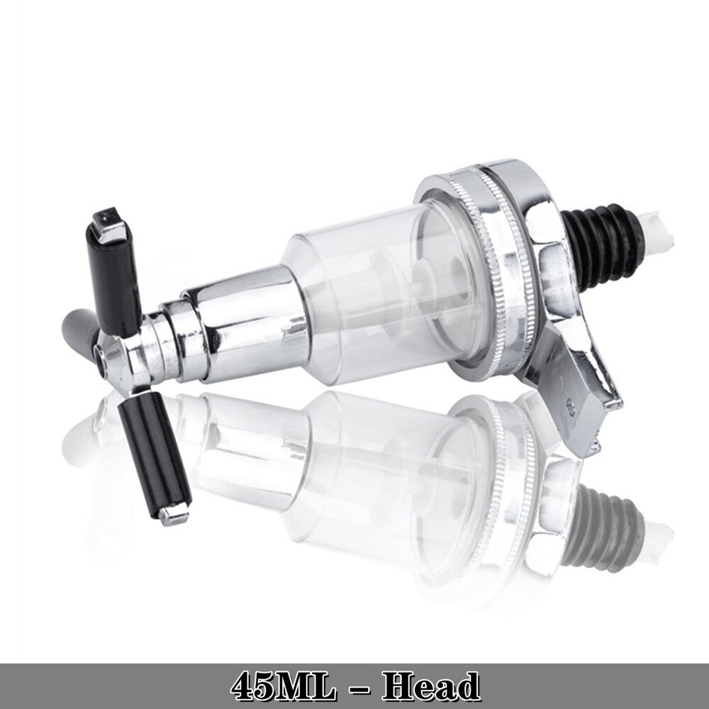 4/5/6 Fles Drank Dispenser Wandmontage Alcohol Drinken Shot Cocktail Shaker, bar Tool Roterende Wijn Drank Whisky Dispenser: Head 45ML