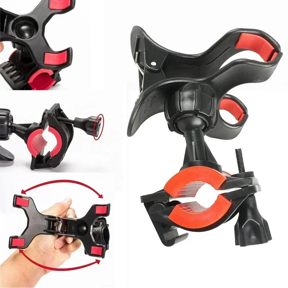 Soporte Universal para micrófono de bicicleta, soporte para teléfono, abrazadera para bajo, micrófono, accesorios para instrumentos eléctricos, 1 ud.