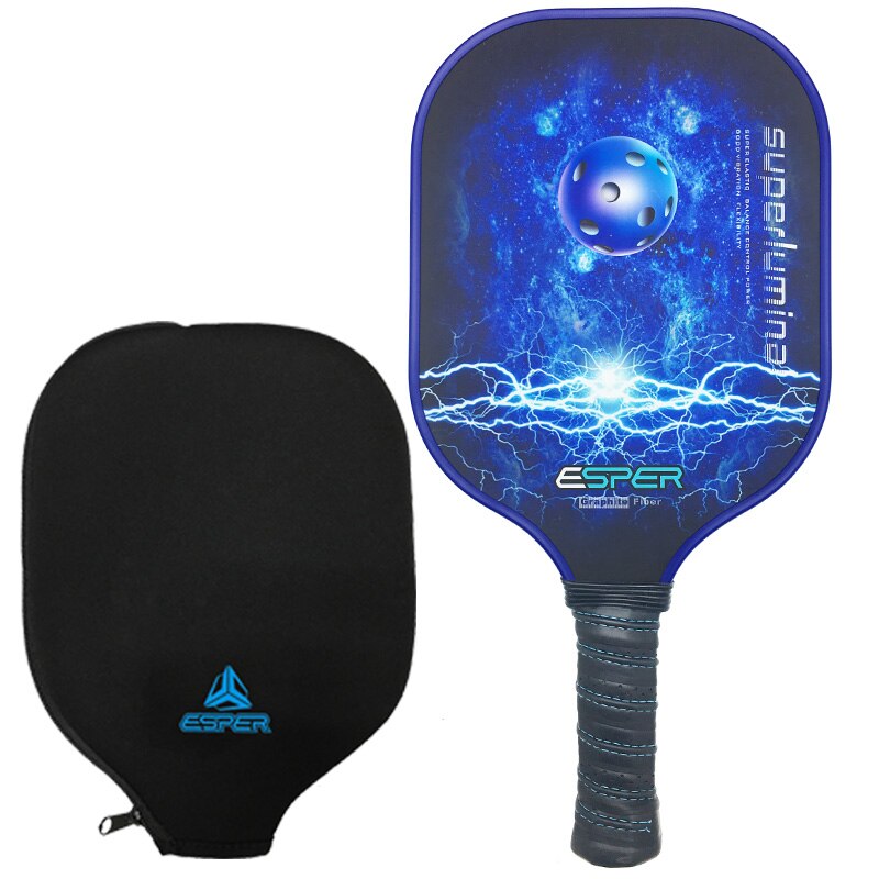 Esper Pickleball Paddle Nx Graphite Pickleball Paddle Composiet Honingraat Core Graphite Carbon Fiber Gezicht Lichtgewicht Power: Default Title