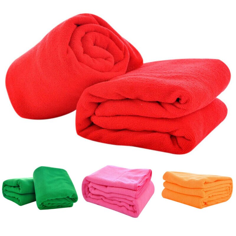 Snel drogende handdoek van vezel, microvezel, absorberend strandhanddoek, 70 x 140cm draagbare handdoek, jurk, dames, nachtkleding, spa, lichaamspakking