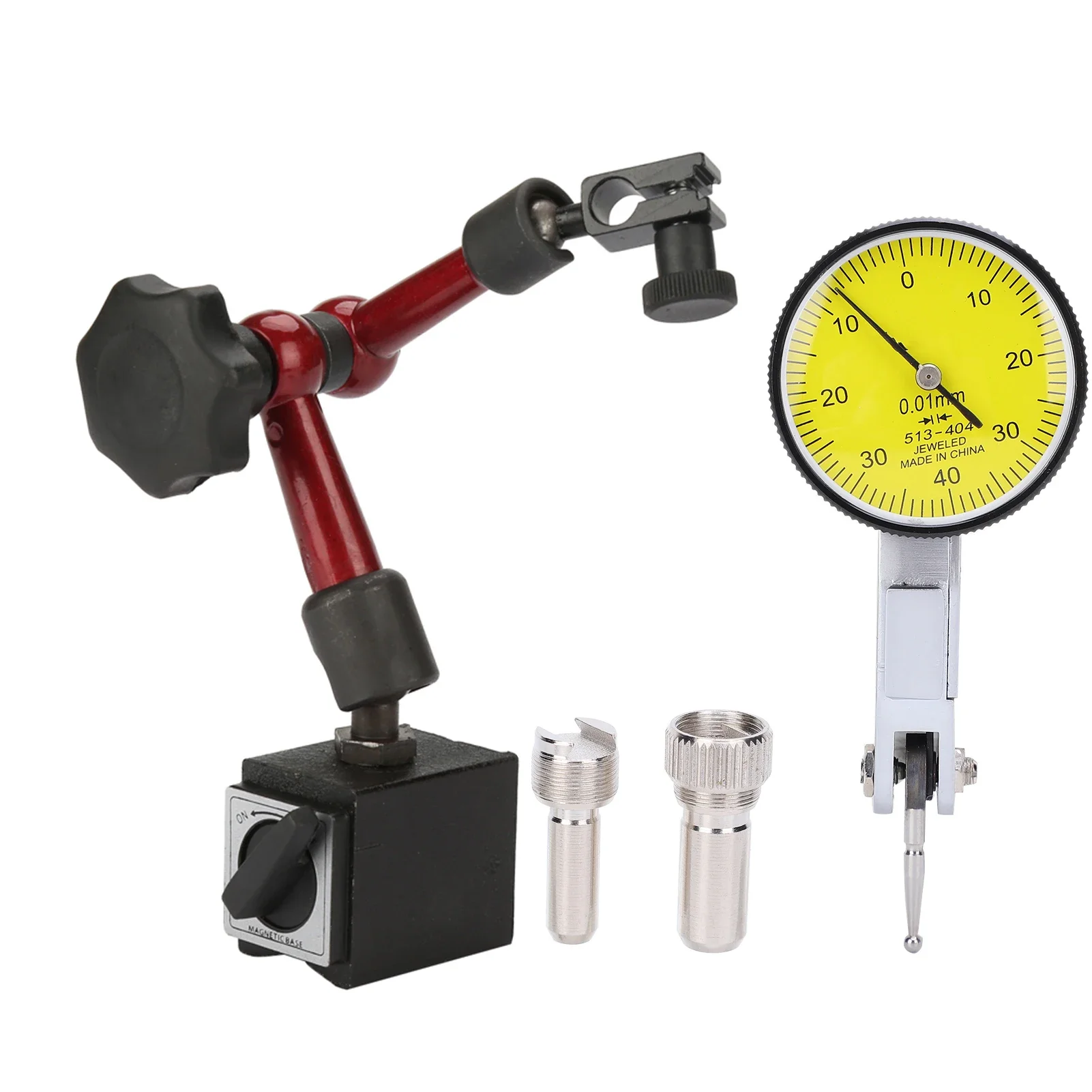 Flexible Magnetic Stand Flexible Strong Magnetic Gauge Stand Base Holder Lever Dial Test Indicator Gauge Magnetic: Default Title