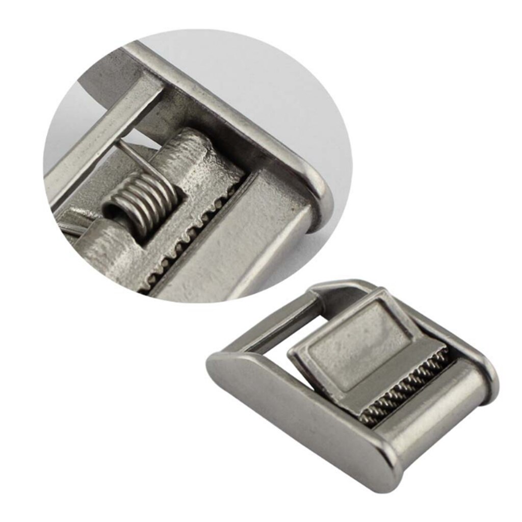 MagiDeal 316 Stainless Steel Boat Marine Cam Ratchet Buckle for 1" Tie Down Strap Webbing Cargo