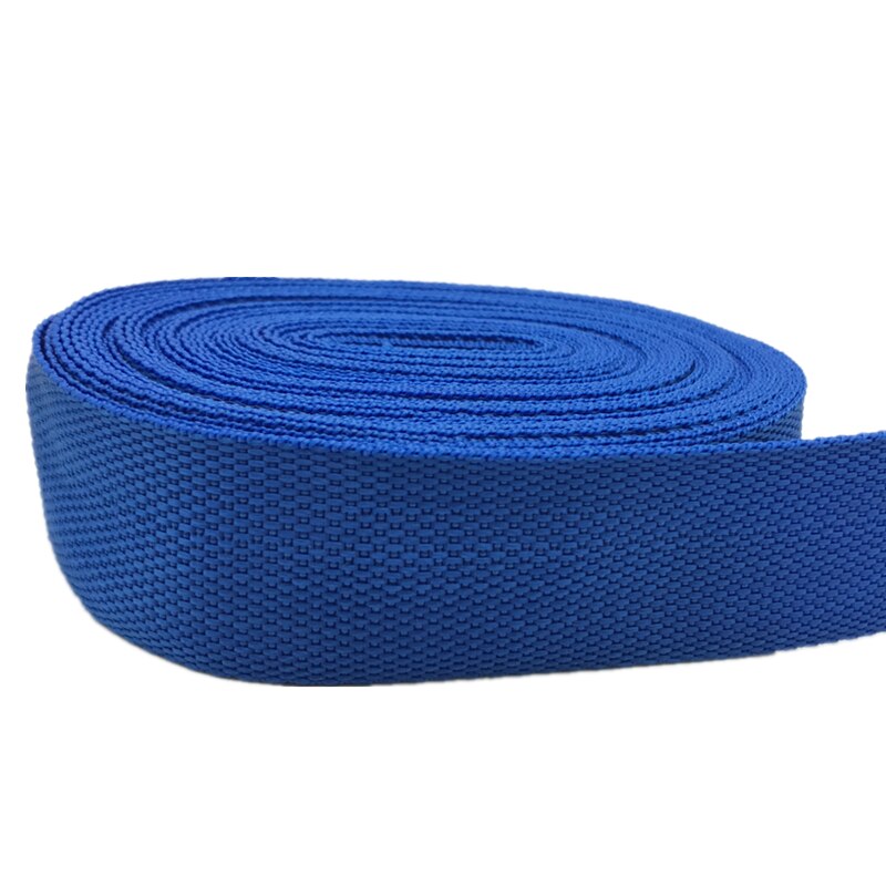 2 jardy 38mm PP wstążka saszetka na pasek nylonowa taśma wstążka do plecaka taśma szyta torba akcesoria do paska: Blue