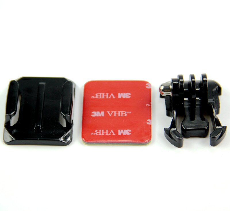LANBEIK Für GoPro Halterung Helm Gebogene Oberfläche 3M Aufkleber Schnalle Grundlegende gebogen Halterung für Gopro 9 8 7 6 5 SJCAM SJ5000 SJ6 DJI YI