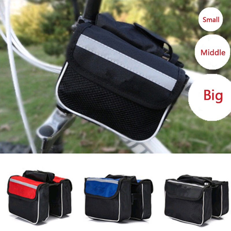 Bike Fiets Bag Voor Tube Frame Telefoon Waterdichte Fiets Tassen Driehoek Pouch Frame Houder Outdoor Fiets Accessoires