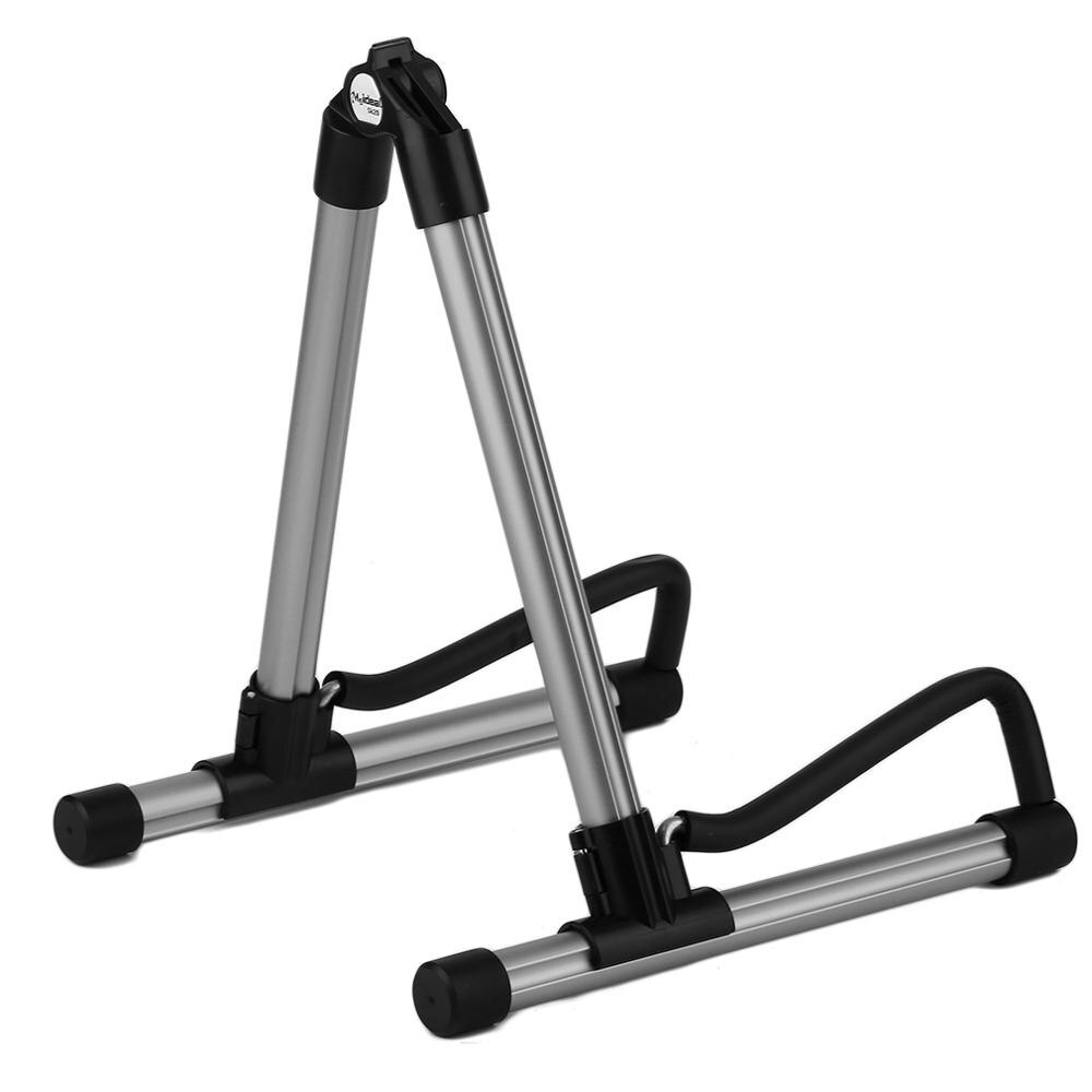 SK20 Legering Gitaar Stand Universal Vouwen Voor Akoestische Gitaren Gitaar Floor Stand Houder Uitstekende top: Gray