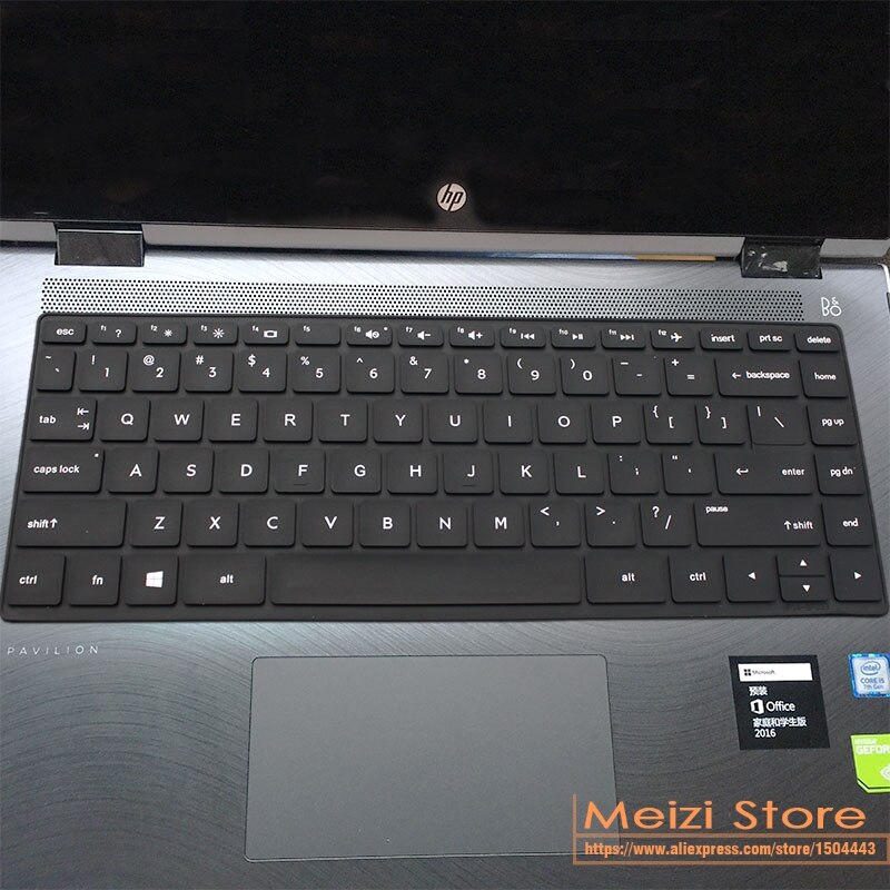 For HP Notebook 14-dq0011dx 14-dq1033cl 14-dq0002dx 14-dq1038wm 14-dq1030ca 14" 14-dq series Laptop Keyboard Cover Protector: allblack