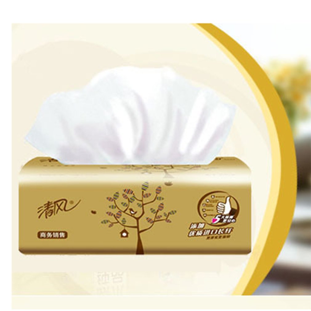 180 Pumping 2 Layers Pumping Paper Giveaway Tissue Paper Primary Wood Pulp Paper Household Toilet Paper 3 Rolls