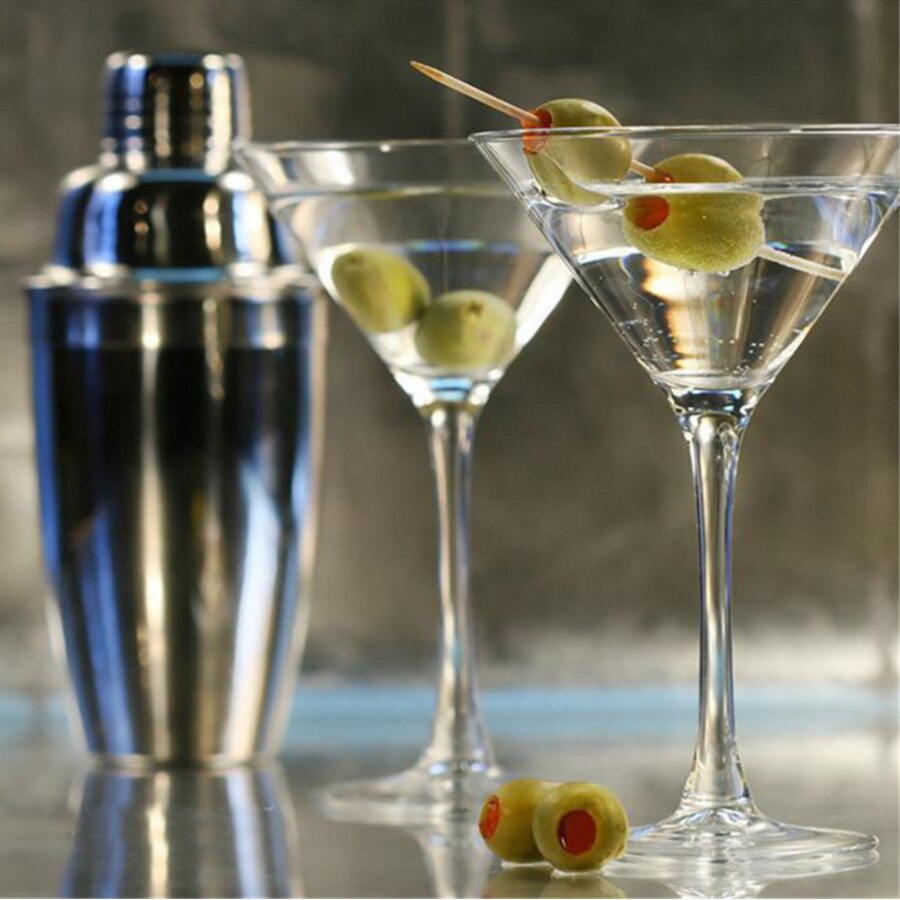 250ML 350ML 550ML 750ML Stainless Steel Cocktail Shaker Boston Shaker Cocktail Mixer Wine Martini Drinking Party Bar Tools