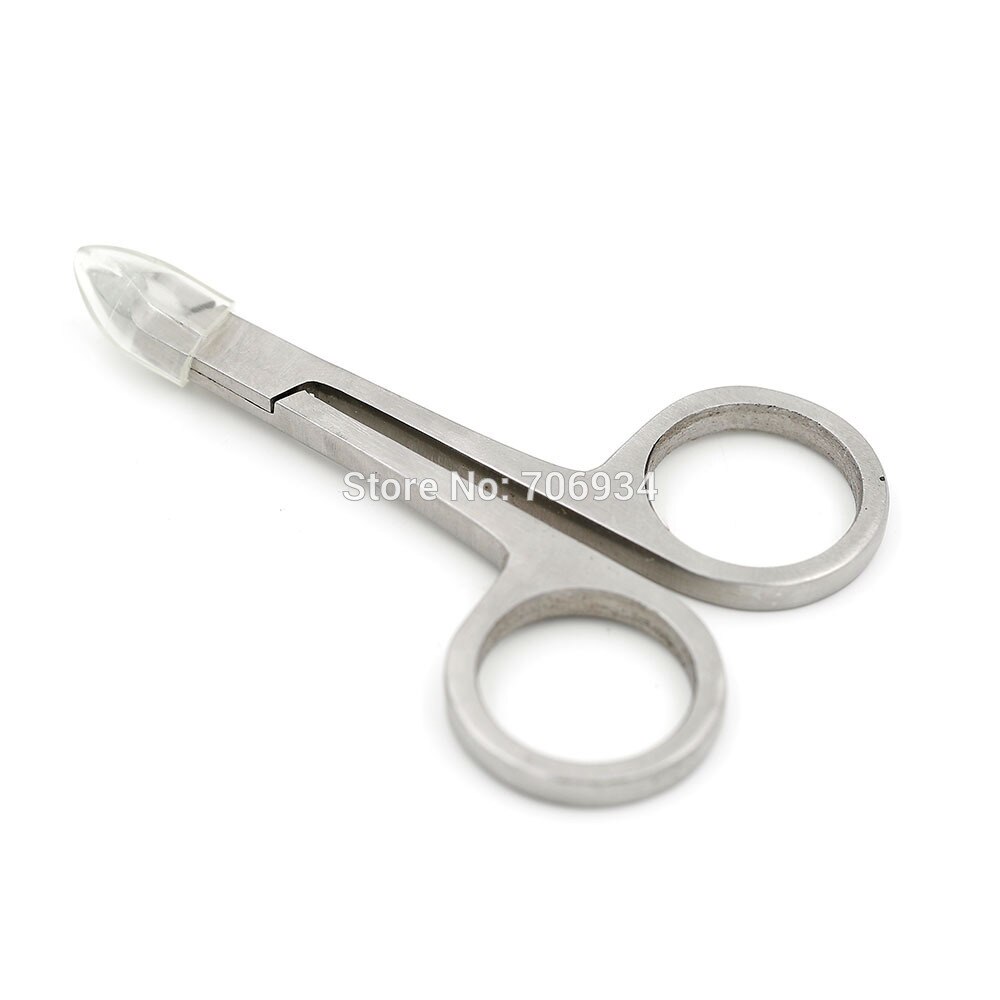 Pedicura uña pinza Pro10.5 "doble bucle manijas de acero inoxidable manicura uña encarnada Nipper