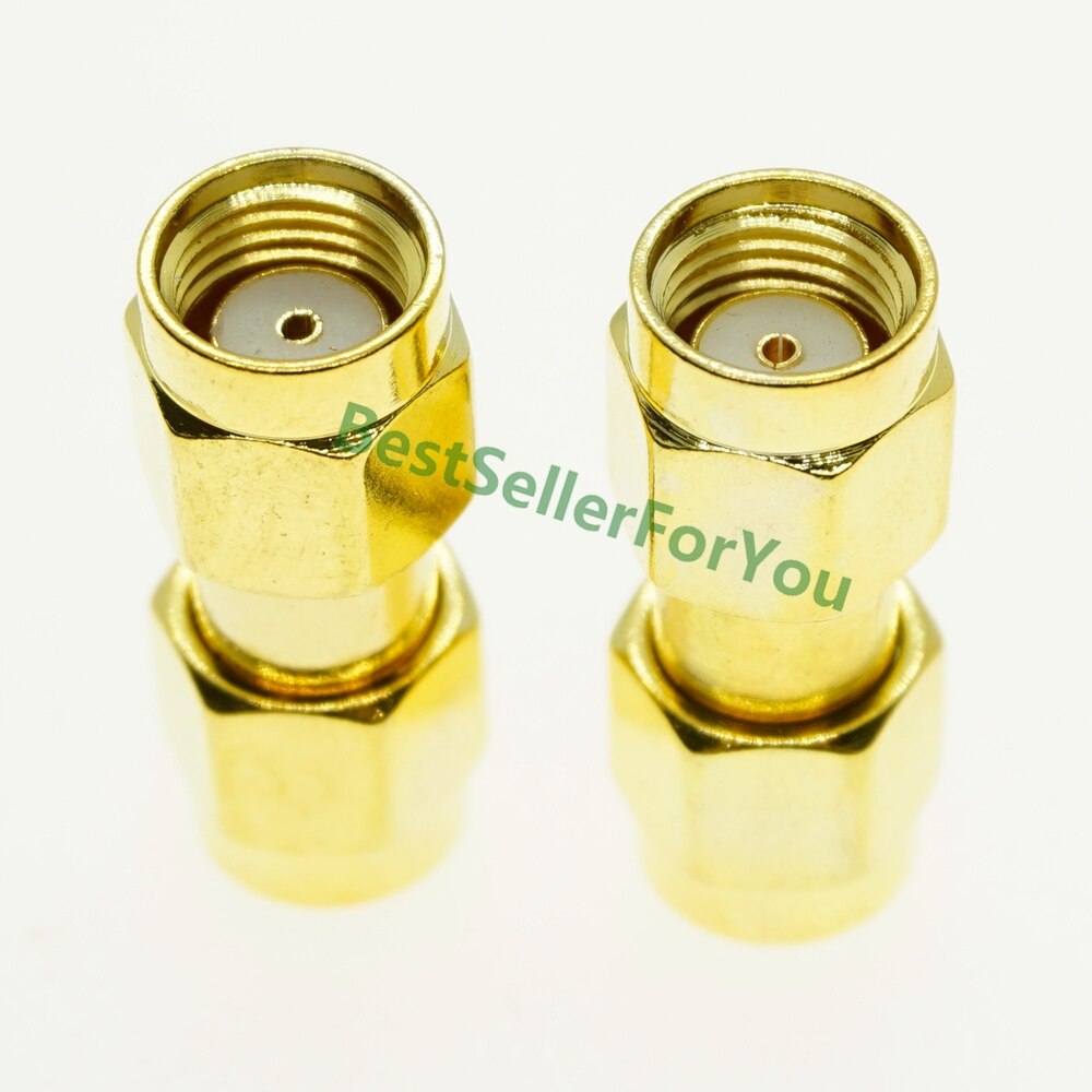 RP SMA male plug To RP-SMA male Straight RF connector Adapter